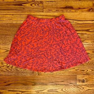 Boden Skirt with Branch Twig Floral pattern - Size 8